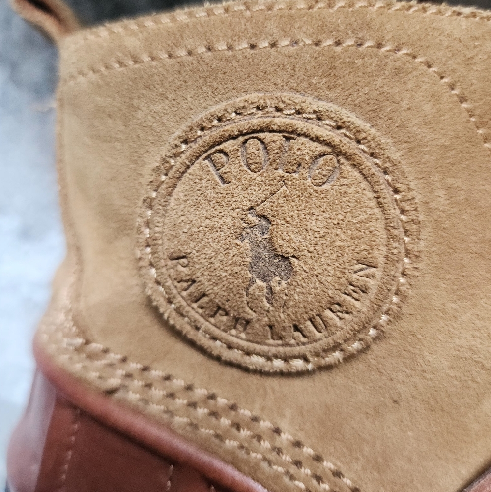 Polo Ralph Lauren Tan and Brown Rain Boots - Picture 4 of 8